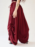 the limitless pants - dark cherry