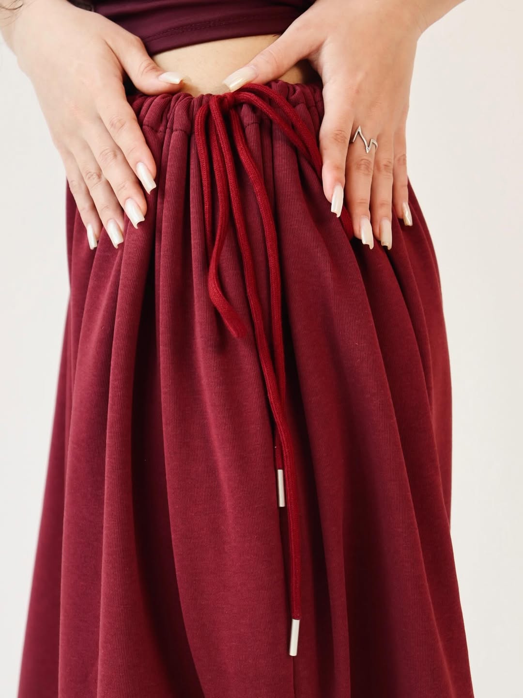 the limitless pants - dark cherry